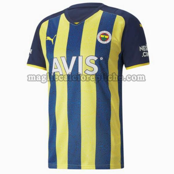 prima maglie calcio fenerbahce 2021 2022 thailandia giallo blu