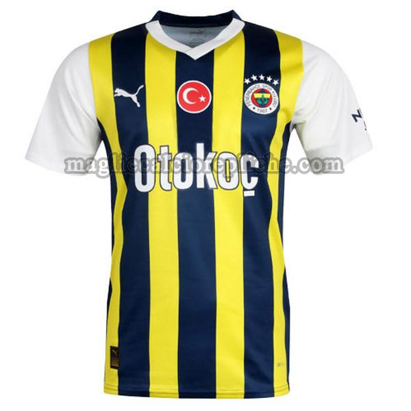 prima maglie calcio fenerbahce 2023 2024 thailandia blu giallo