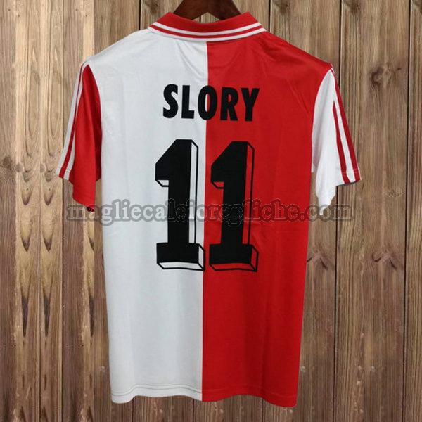 prima maglie calcio feyenoord 1994-1996 slory 11 bianco