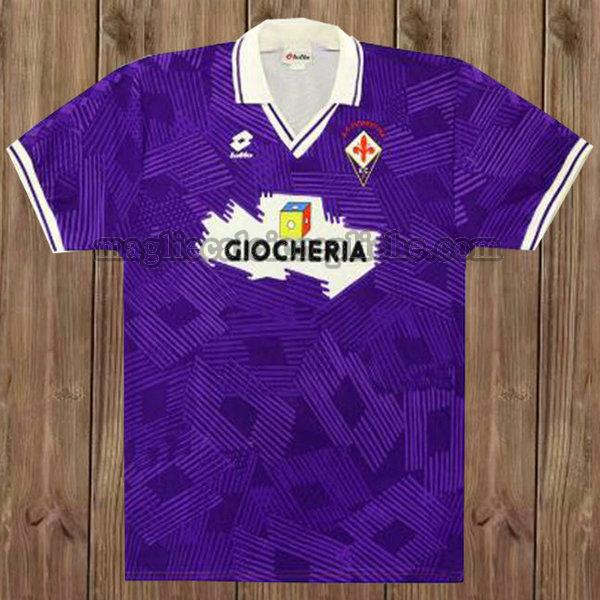 prima maglie calcio fiorentina 1991-1992 blu