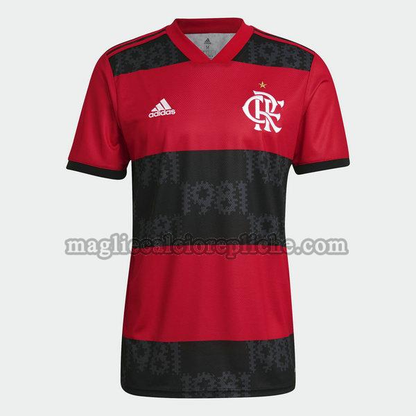 prima maglie calcio flamengo 2021 thailandia rosso nero