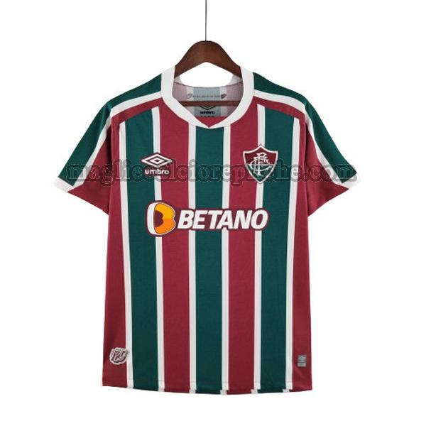 prima maglie calcio fluminense 2022 2023 rosso verde