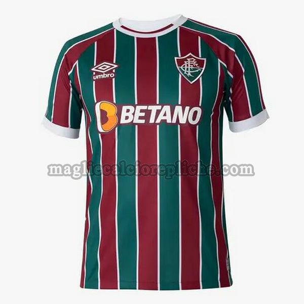 prima maglie calcio fluminense 2023 2024 thailandia rosso verde