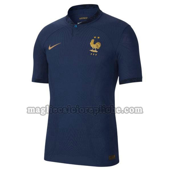 prima maglie calcio francia 2022 blu