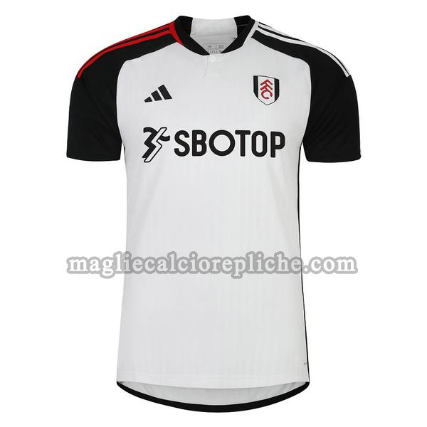 prima maglie calcio fulham 2023 2024 thailandia bianco