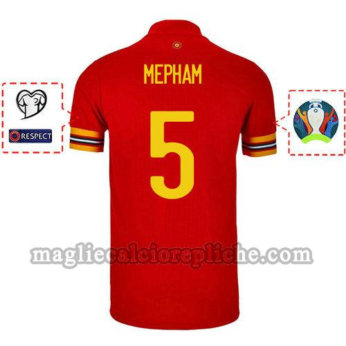prima maglie calcio galles 2020 chris mepham 5