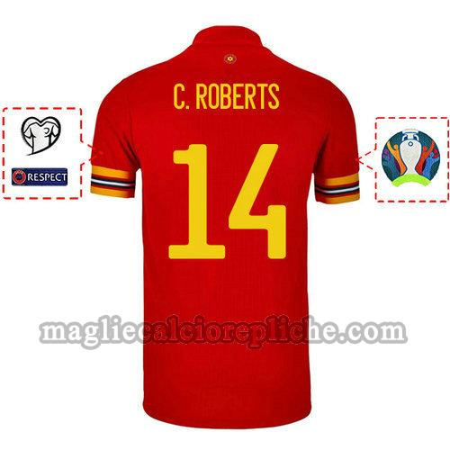 prima maglie calcio galles 2020 connor roberts 14