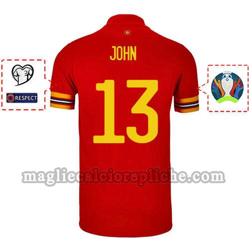 prima maglie calcio galles 2020 declan john 13