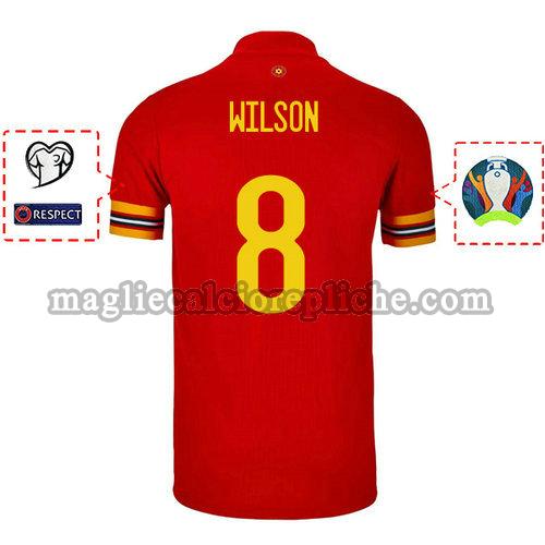 prima maglie calcio galles 2020 harry wilson 8