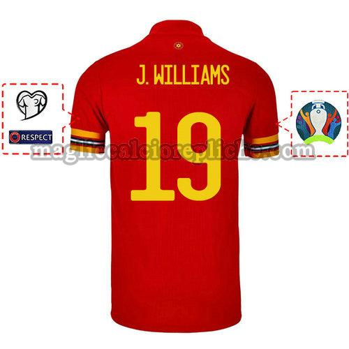 prima maglie calcio galles 2020 jonathan williams 19