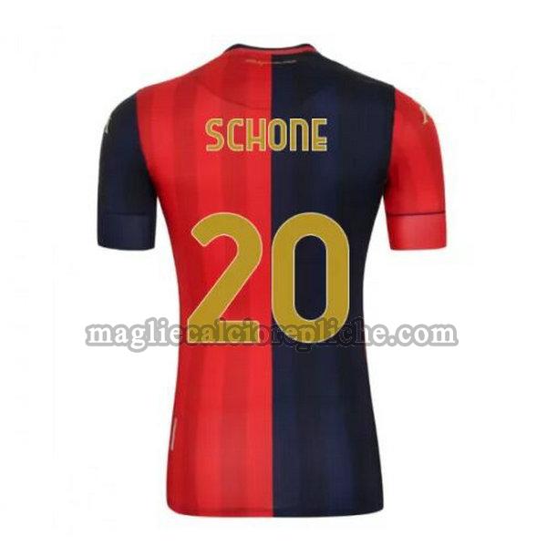 prima maglie calcio genoa 2020-2021 schone 20 rosso blu