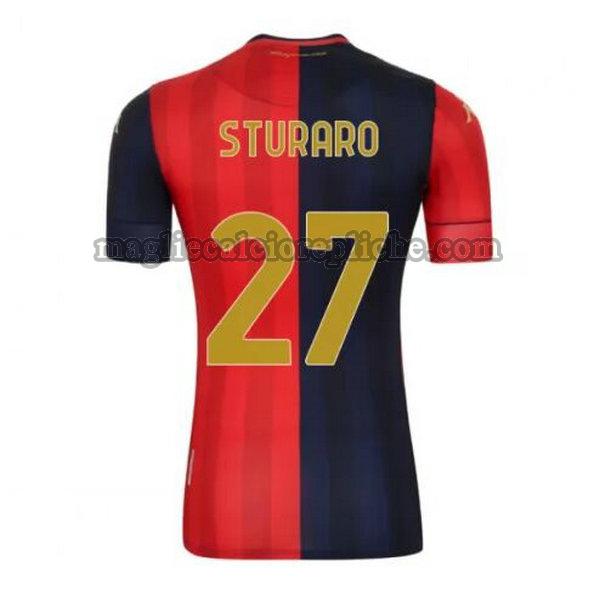 prima maglie calcio genoa 2020-2021 sturaro 27 rosso blu