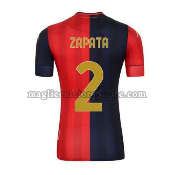 prima maglie calcio genoa 2020-2021 zapata 2 rosso blu