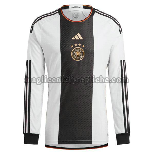 prima maglie calcio germania 2022 manica lunga bianco