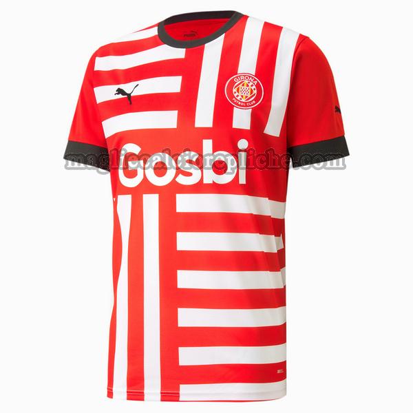 prima maglie calcio girona fc 2022 2023 thailandia rosso bianco