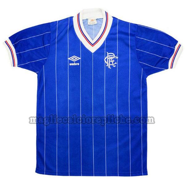 prima maglie calcio glasgow rangers 1982-1983 blu