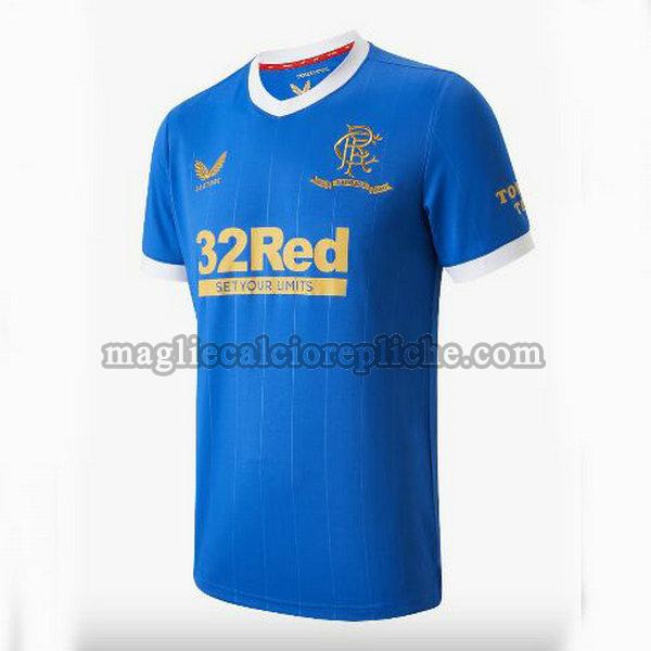 prima maglie calcio glasgow rangers 2021 2022 thailandia blu