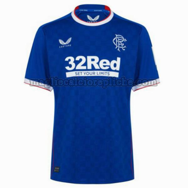 prima maglie calcio glasgow rangers 2022 2023 thailandia blu