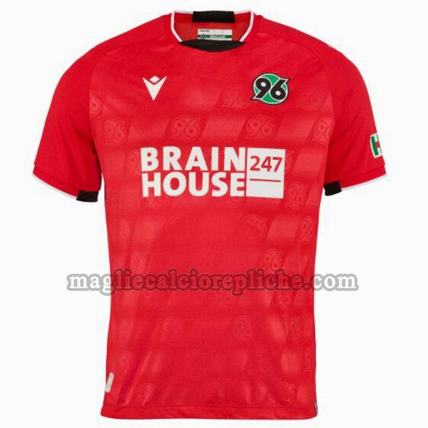 prima maglie calcio hannover 96 2021 2022 thailandia rosso