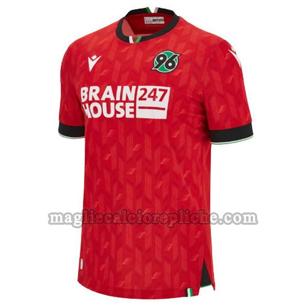 prima maglie calcio hannover 96 2023 2024 thailandia rosso