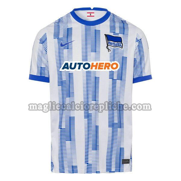 prima maglie calcio hertha berlin 2021 2022 thailandia bianco