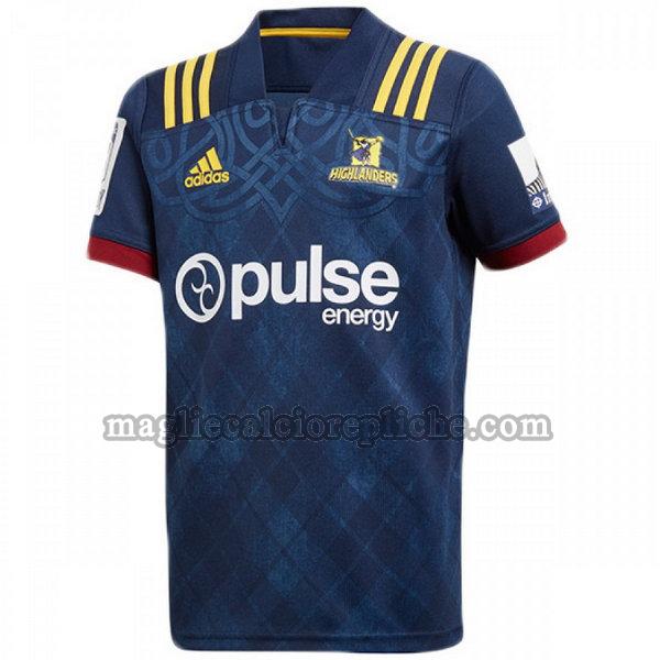 prima maglie calcio highlanders 2018 blu