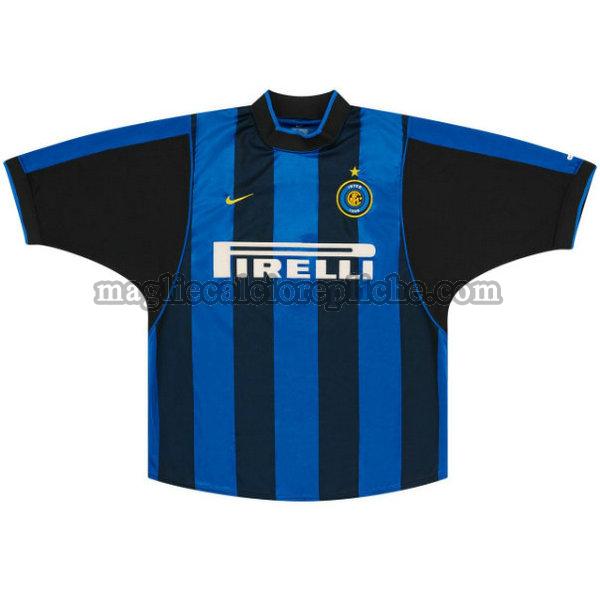 prima maglie calcio inter 2000-2001 blu