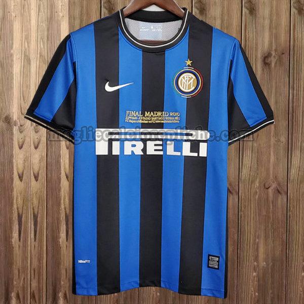 prima maglie calcio inter 2009-2010 blu