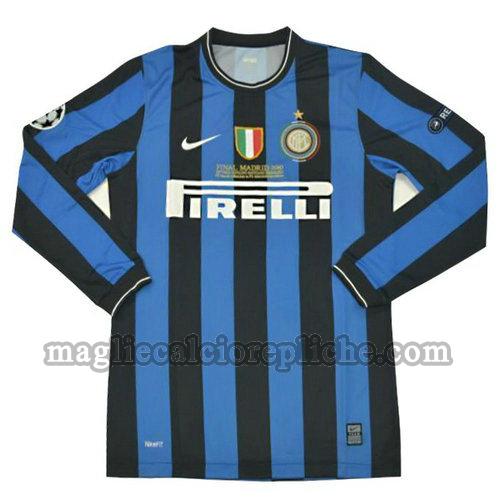 prima maglie calcio inter 2010-2011 manica lunga