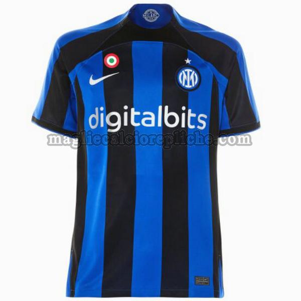 prima maglie calcio inter 2022 2023 blu nero