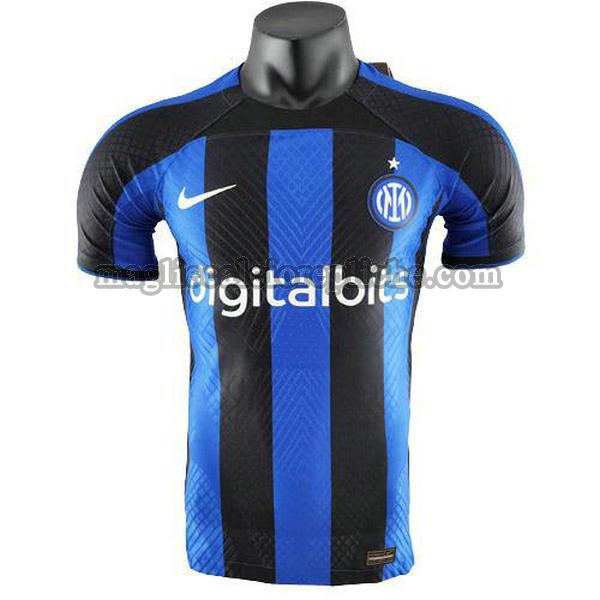 prima maglie calcio inter 2022 2023 player blu nero