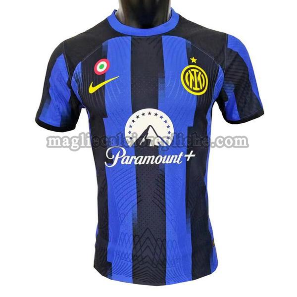 prima maglie calcio inter 2023 2024 player blu