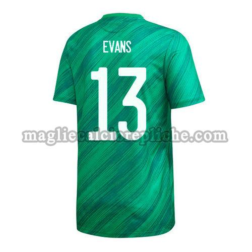 prima maglie calcio irlanda del nord 2020 corry evans 13