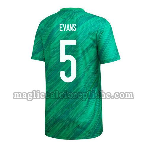 prima maglie calcio irlanda del nord 2020 jonny evans 5