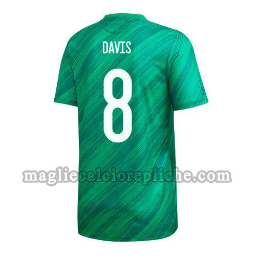 prima maglie calcio irlanda del nord 2020 steven davis 8