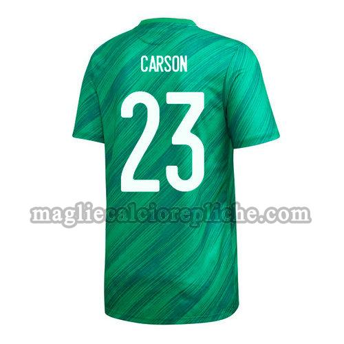 prima maglie calcio irlanda del nord 2020 trevor carson 23