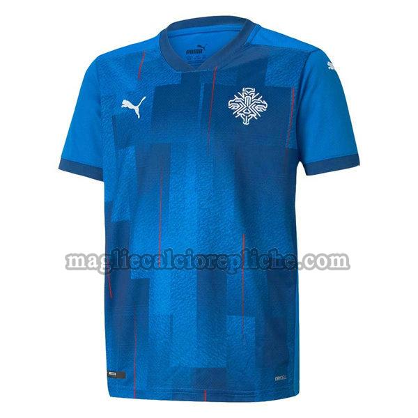 prima maglie calcio islanda 2021 2022 tailandia blu