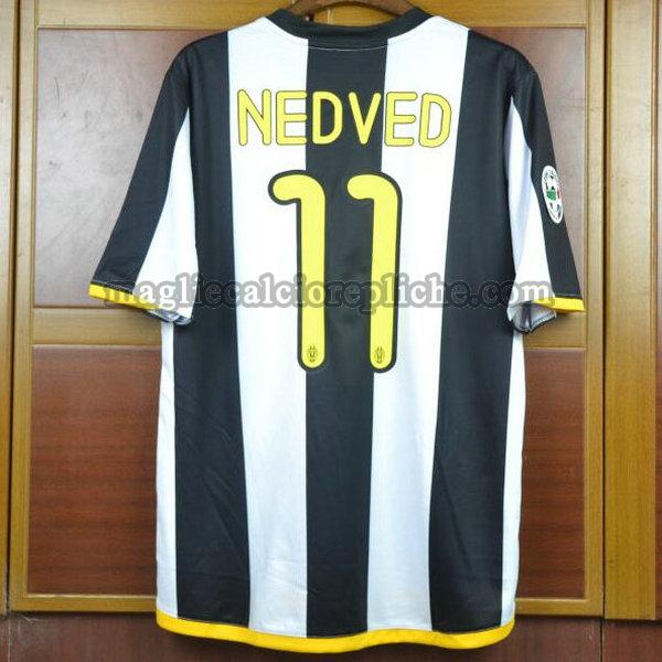 prima maglie calcio juventus 2008-2009 nedved 11 nero