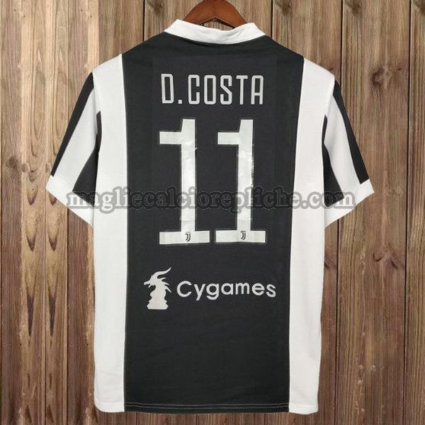 prima maglie calcio juventus 2017-2018 d.costa 11 nero