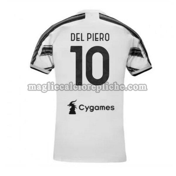 prima maglie calcio juventus 2020-2021 del piero 10