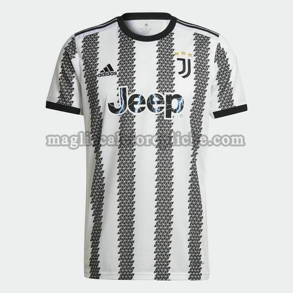 prima maglie calcio juventus 2022 2023 nero bianco