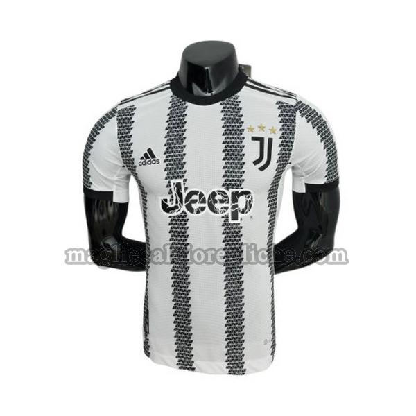 prima maglie calcio juventus 2022 2023 player nero bianco