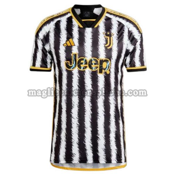 prima maglie calcio juventus 2023 2024 nero bianco