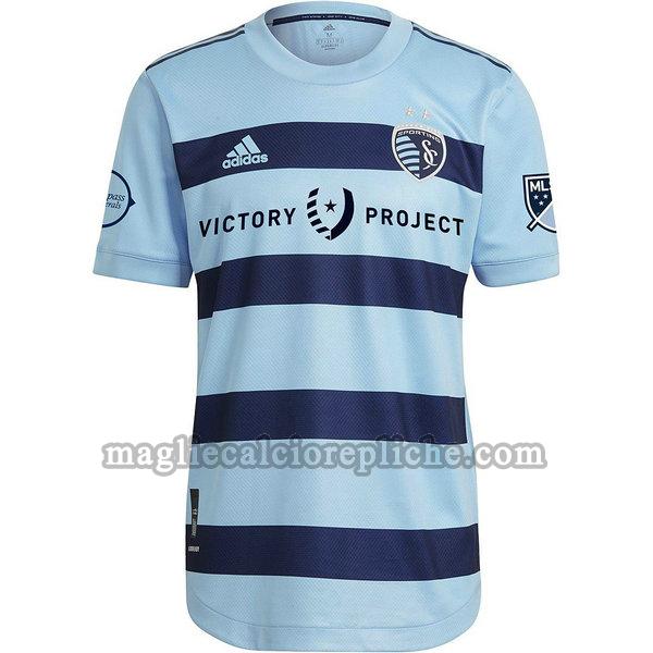 prima maglie calcio kansas city wizards 2021 2022 thailandia blu