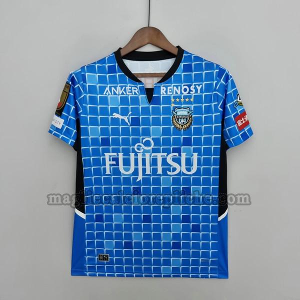 prima maglie calcio kawasaki frontale 2022 2023 thailandia blu