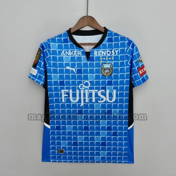 prima maglie calcio kawasaki frontale 2022 2023 thailandia blu