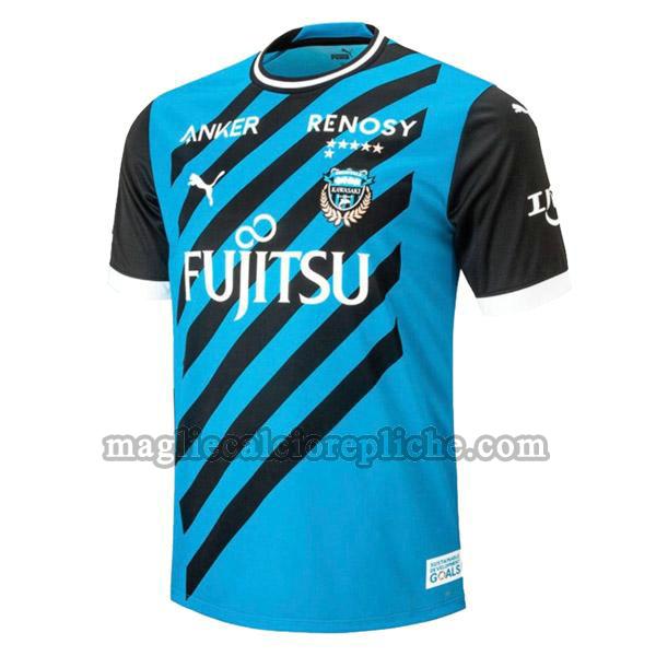 prima maglie calcio kawasaki frontale 2023 2024 thailandia blu