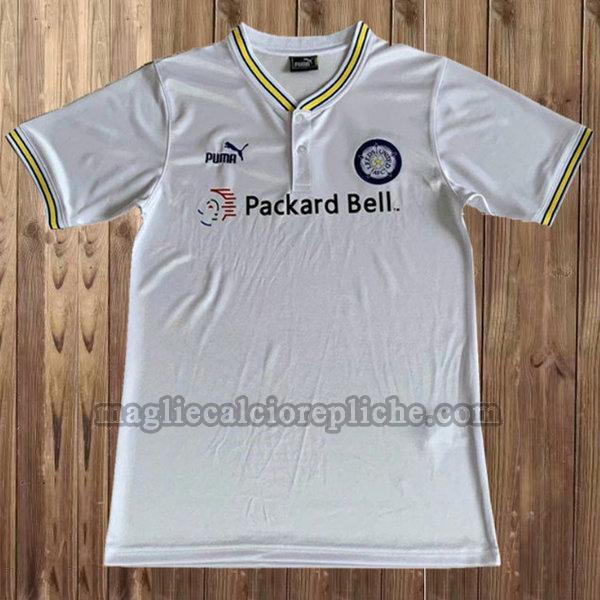 prima maglie calcio leeds united 1996-1998 bianco