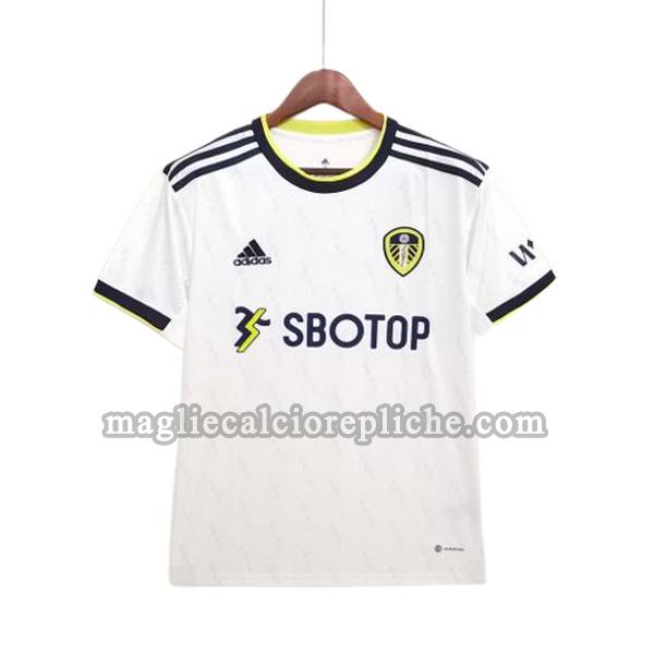 prima maglie calcio leeds united 2022 2023 thailandia bianco