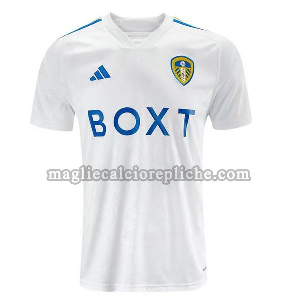 prima maglie calcio leeds united 2023 2024 bianco